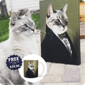 The Ambassador Custom Pet Canvas