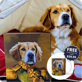 The Colonel Custom Pet Canvas