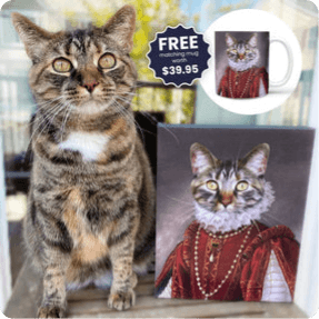The Queen of Roses Custom Pet Canvas