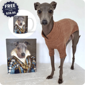 The Sapphire Queen Custom Pet Canvas