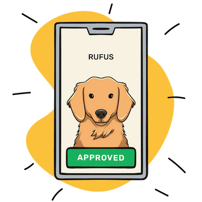 Approve your custom pet art