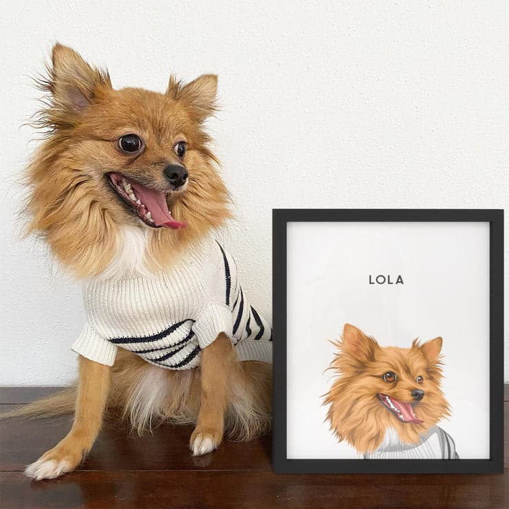 Becky P.'s custom pet portrait