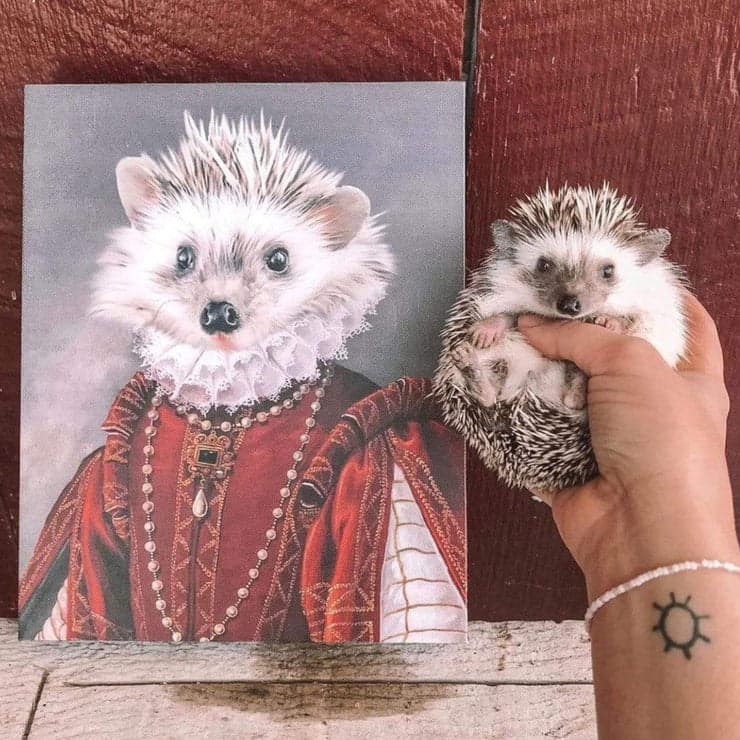 Isabella's custom pet portrait